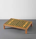 Serving tray by Gio Ponti, circa 1950, Painted cherry wood, cherry wood, sold Sep 2014
