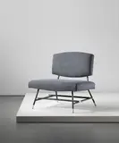 Prototype armchair, model no. 865 by Ico Parisi, circa 1955, Fabric, painted tubular metal, sold Sep 2014