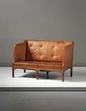 Kaare Klint, Rare two-seater, box-shaped sofa, model no. 4118S, designed for the Ny Carlsberg Foundation, Denmark