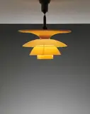 Poul Henningsen, '4-shade' ceiling light, type 4 4½/4 shades