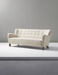 Sofa, model no. 1669a by Fritz Hansen, circa 1938, Fabric, pine, offered Sep 2014