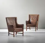 Ole Wanscher, Pair of highback armchairs