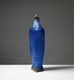 Valdemar Engelhardt, Vase with lid, 1900, Porcelain with crystal glaze, bronze