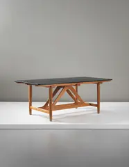 Børge Mogensen, Unique dining table, 1951, Oak, slate