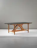 Børge Mogensen, Unique dining table, 1951, Oak, slate