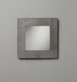 Björn Trägårdh, Mirror, 1930s, Pewter, mirrored glass