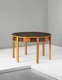 Carl Hörvik, Important and rare centre table, 1923, Birch, stained birch