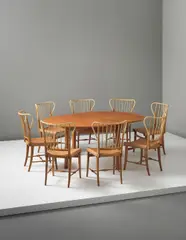 Extendable dining table by Josef Frank, 1955, Mahogany, offered Sep 2014