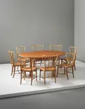 Josef Frank, Set of eight dining chairs, model no. 1179