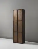 Jonas Bohlin, 'Slotsbakckan' cabinet, 1987, Oak, steel, glass