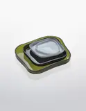 Alvar Aalto, Rare set of four stackable bowls, model nos. 9769 A-B-C-D, designed 1939, produced 1956, Clear glass still-blown into mould