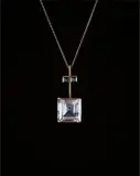 Paula Häiväoja, Necklace, 1965, Crystal, precious metal