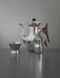 Tapio Wirkkala, Coffee set, 1958, Precious metal, jacaranda