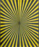 Mark Grotjahn, Untitled (Black and Canary Yellow Butterfly) #699, 2008, coloured pencil on paper