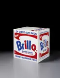 Andy Warhol, Brillo Soap Pads Box, 1964, silkscreen ink and house paint on plywood, wrapped in original plastic