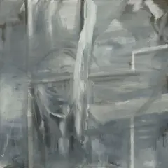 Student II by Albert Oehlen, 1997, oil on canvas, sold Feb 2013