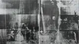 The Bruce High Quality Foundation, Las Meninas, 2011, silkscreen and paint on canvas (in two parts)