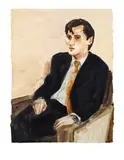 Elizabeth Peyton, Dr. Scarpinato (Vincent), 2007, oil on medium-density fibreboard