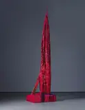 Sterling Ruby, Monument Stalagmite/Headbanger, 2008, PVC pipe, formica, urethane, spray paint and wood