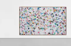 Dan Rees, Untitled, 2010, plasticine on wood in artist's wooden frame