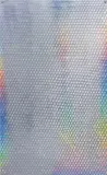 Oliver Laric, Wu Tang Guilloche Rodin, 2012, tamper evident security hologram stickers on PET (polyethylene terephthalate) sheet, airbrushed clear coating