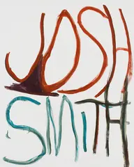 Untitled by Josh Smith, 2007, oil on canvas, sold Feb 2013