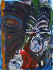 Untitled by Josh Smith, 2010, oil on canvas, sold Feb 2013