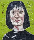 Julian Schnabel, Winnie, 1988, mixed media on panel