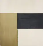Callum Innes, Exposed Painting, Olive Green