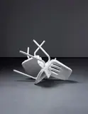 Banks Violette, Not Yet Titled (Two Chairs), 2010, Salt and resin cast sculpture