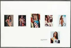 Untitled (Publicity) by Richard Prince, 2003, ink on six colour photographs in artist’s frame, offered Feb 2013