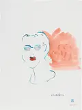Thomas Schütte, Christene, 1991, watercolour and ink on Ingres paper