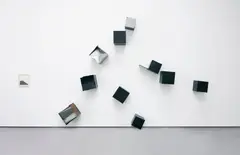 Katja Strunz, Memory Wall (7), 2007, steel sheet (in 11 parts)