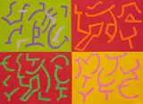 Carla Accardi, Untitled, 1999, acrylic on canvas