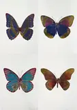 Four Works: The Souls I-IV by Damien Hirst, 2010, four foil block prints in colour on Arches 88 Archival paper, offered Feb 2013