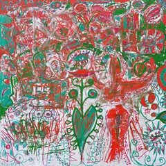 Max Vityk, Sleep, 2007, acrylic and marker on canvas