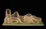 James Hopkins, Reclining Figure, 2003, balsa wood
