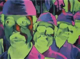 T.V. Santhosh, How far is the freedom?, 2006, oil on canvas