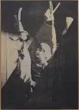 David Noonan, Untitled, 2009, silkscreen on linen in artist's wooden frame