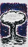 Untitled (Men Mark When They Hit) by Raymond Pettibon, 1998, ink and watercolour on paper, sold Apr 2013
