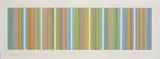 Bridget Riley, Study for Painting (Long Sequence), 1983, gouache and graphite on paper