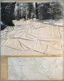 Christo, Wrapped Walk Ways: Two Parks Project (Project for Ueno Park, Tokyo, Japan and Sonsbeek Park, Arnheim Netherlands)