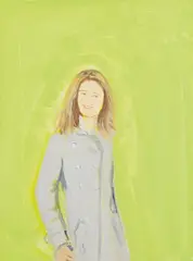 Study of Leig by Alex Katz, 2005, oil on board, sold Apr 2013