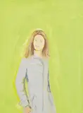 Study of Leig by Alex Katz, 2005, oil on board, sold Apr 2013