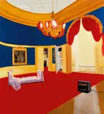 Dexter Dalwood, The Queen’s Bedroom, 1998, oil on canvas