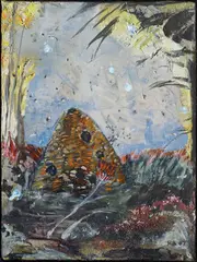 Fairies Nest by Hernan Bas, 2007, oil on canvas, offered Apr 2013