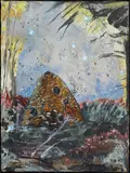Hernan Bas, Fairies Nest, 2007, oil on canvas