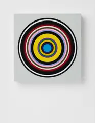 The XIth Hour by Bharti Kher, 2009, bindis on painted board, offered Apr 2013