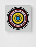 Bharti Kher, The XIth Hour, 2009, bindis on painted board
