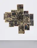 Angus Fairhurst, Unwritten (November 1 st, 2002), 2002, acrylic and ink on newsprint